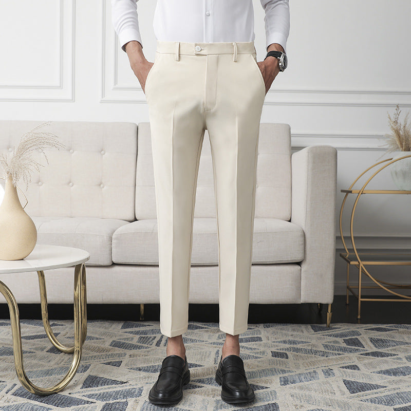 Drune | Klassische Slim Fit Hosen Für Männer