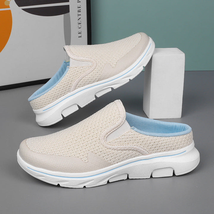 Damen Bequeme Clogs mit atmungsaktivem Mesh-Obermaterial Drune
