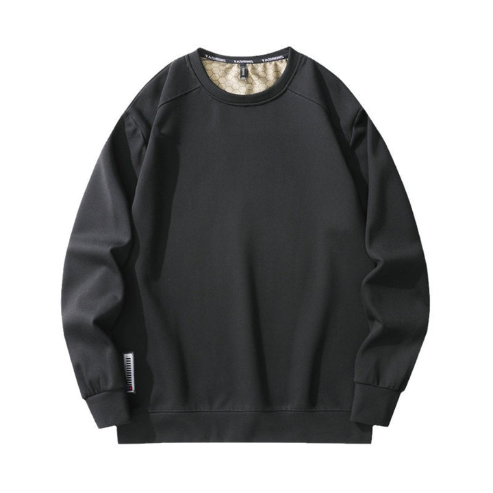 Herren Oversize-Sweatshirt aus technischem Jersey mit Rundhals und thermoregulierendem Futter Drune