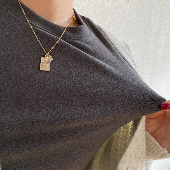 Damen Langarmshirt aus weichem Baumwollstoff mit lässigem Schnitt Drune