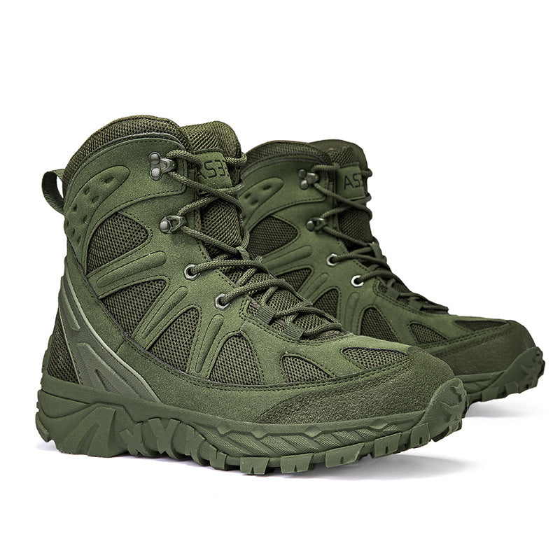 Herren Hochleistungs‑Wüstentrekking‑Boots mit atmungsaktivem Ripstop‑Mesh und stoßdämpfender Profilsohle Drune