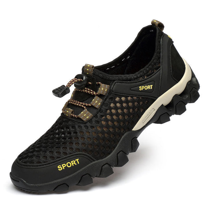 Damen atmungsaktive und rutschfeste Outdoor-Schuhe mit dynamischer Sohle Drune