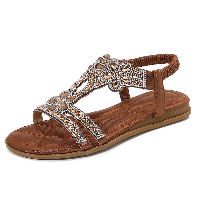 Damen Elegante Riemensandalen mit kunstvollen Details Drune