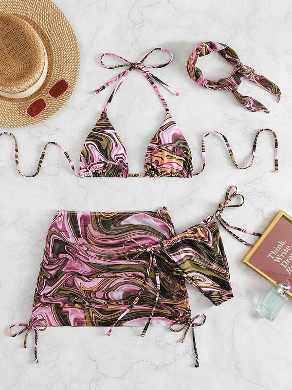 Damen Bikini-Set mit verspieltem Schnitt und modischen Akzenten Drune