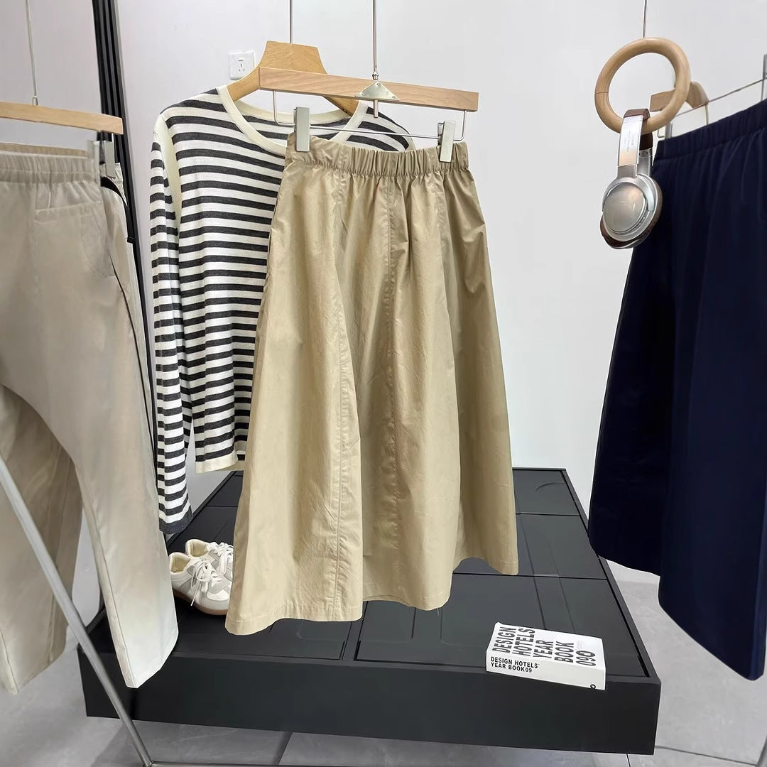 Damen Midirock mit elegantem Schnitt und praktischem Reißverschluss Drune