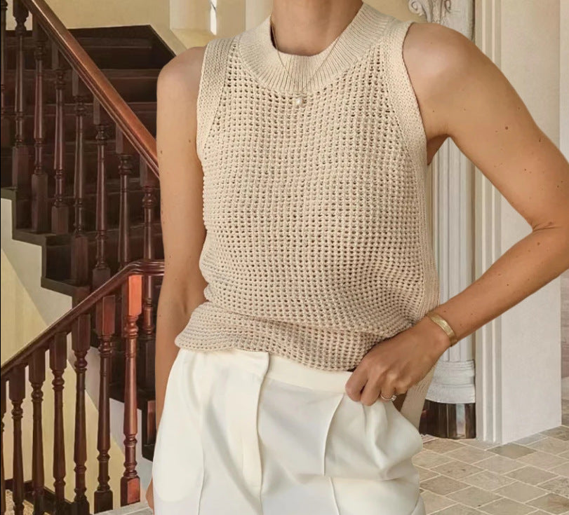 Damen Strickoberteil mit raffiniertem Lochmuster Drune