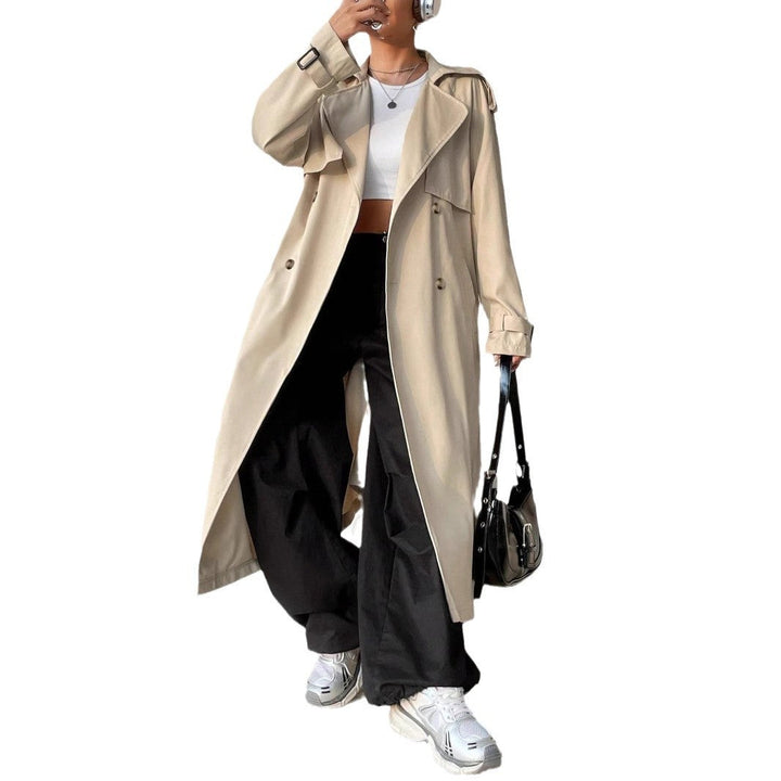Drune | Stilvoller Damen Trenchcoat mit Doppelter Knopfreihe