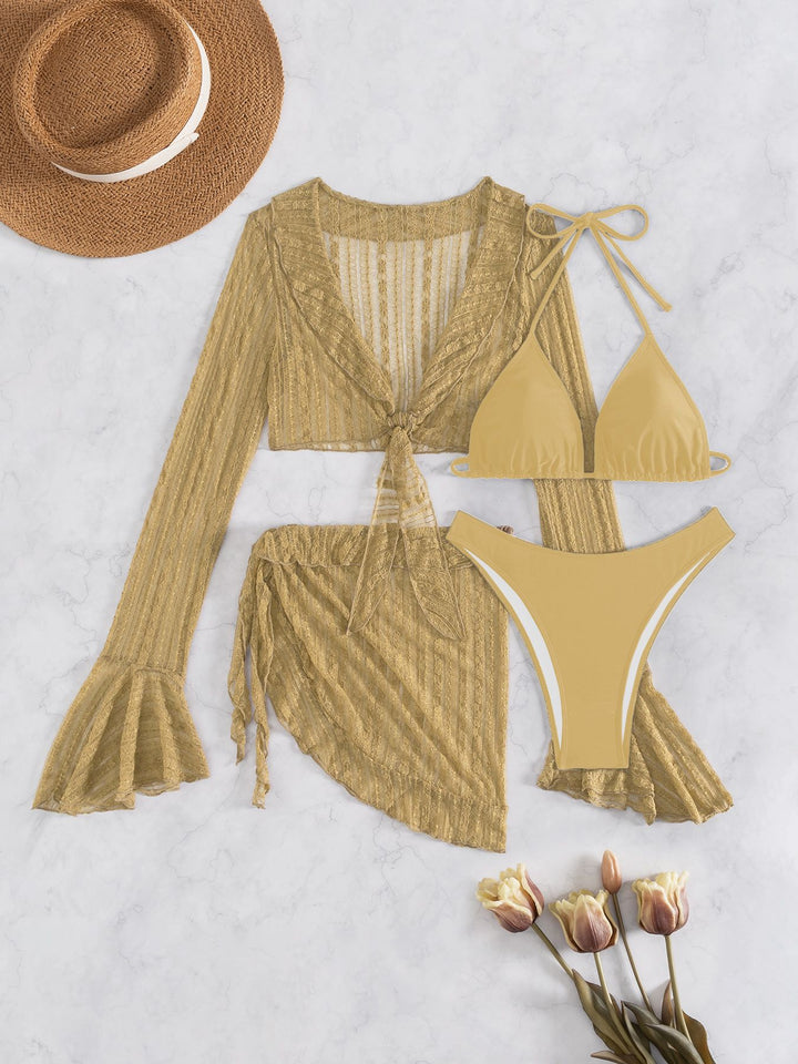 Damen Bikiniset mit schickem Cover-Up Drune
