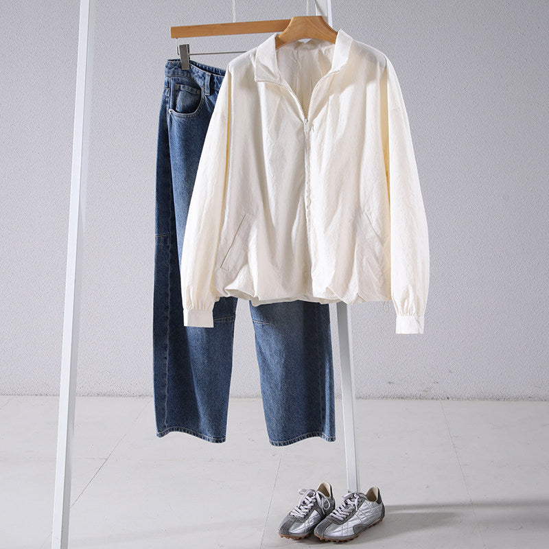 Damen Leichte und modische Übergangsjacke Drune