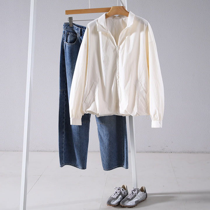 Damen Leichte und modische Übergangsjacke Drune