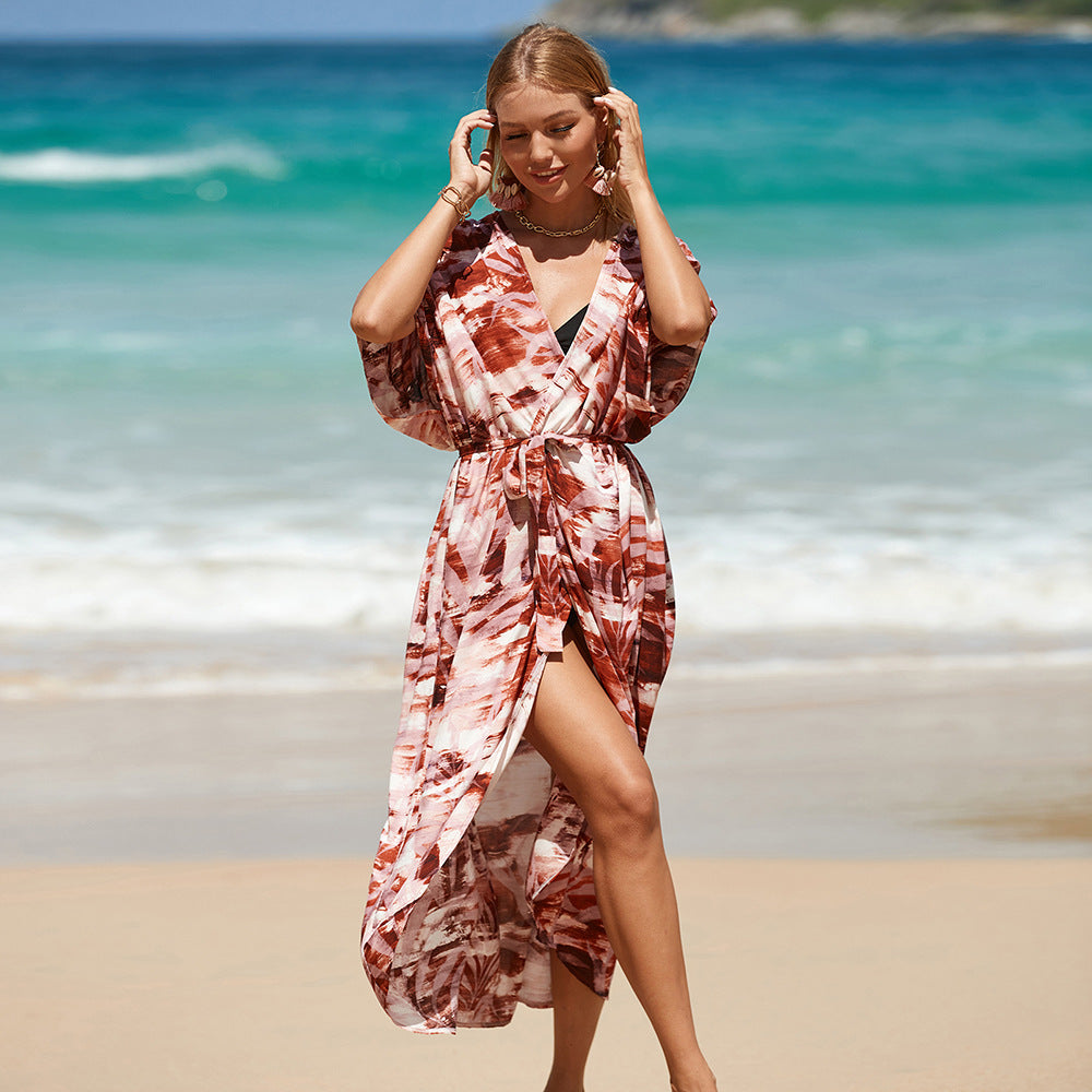 Damen Kontaktfreudiger Strandkimono Drune