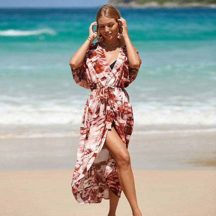 Damen Kontaktfreudiger Strandkimono Drune
