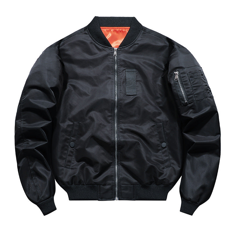 Herren Leichte Flieger-Bomberjacke mit wasserabweisender Shell und Kontrastfutter Drune