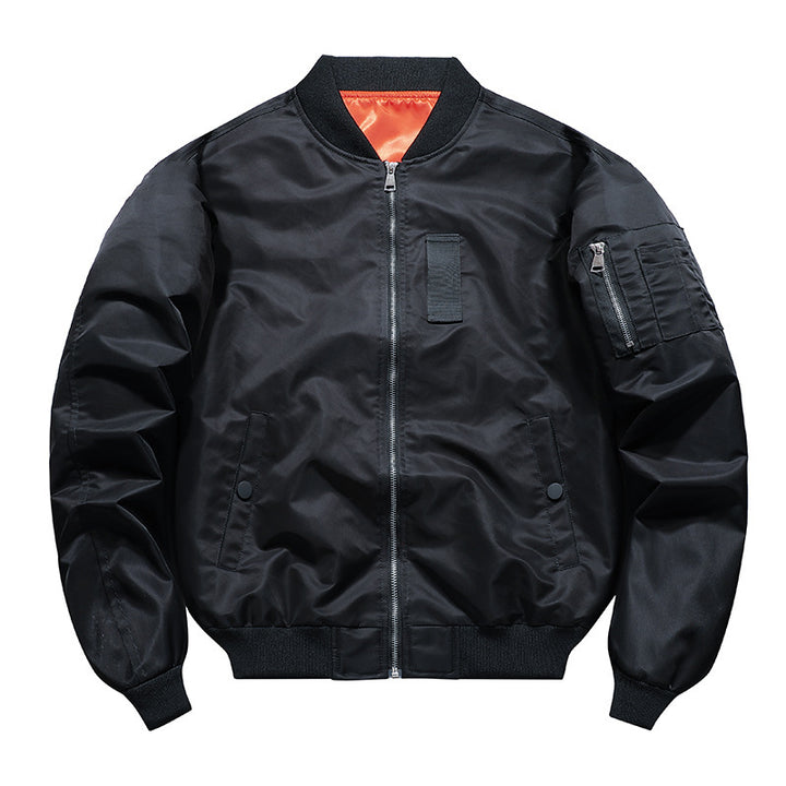 Herren Leichte Flieger-Bomberjacke mit wasserabweisender Shell und Kontrastfutter Drune