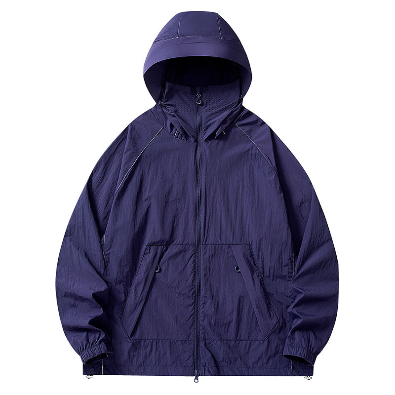 Damen Atmungsaktive und Wasserdichte Outdoor-Jacke Drune