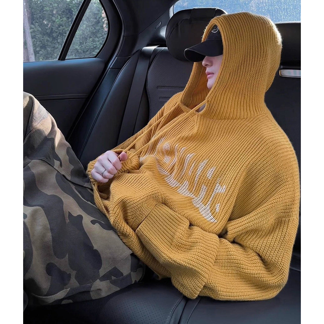 Damen Komfortabler oversized Hoodie mit grafischem Schriftzug Drune