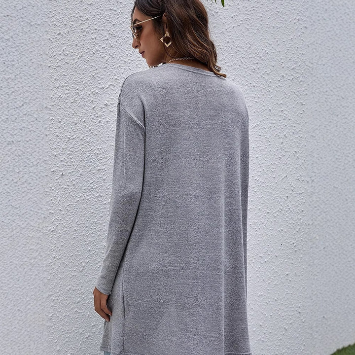 Damen Strick-Cardigan mit lässigem Schnitt und praktischen Taschen Drune