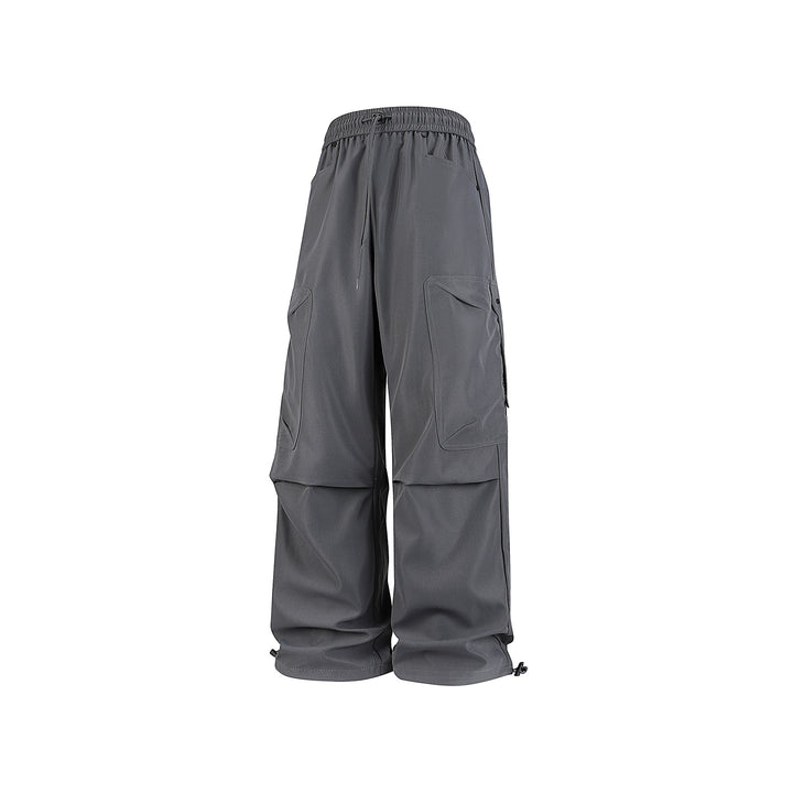 Herren Extraweite Utility-Cargohose im Joggerstil mit Tunnelzugbund und verstellbaren Beinabschlüssen Drune