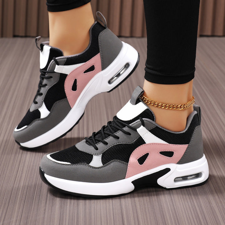 Damen nan urbaner Chunky-Sneaker mit integrierter Luftkammer, atmungsaktivem Mesh und stabilisierender Fersenkappe Drune