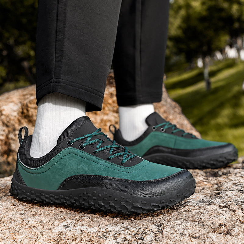 Herren nan robuster Stadttrekkingschuh mit gummierter Stoßkappe und griffiger Multiterrain-Laufsohle Drune