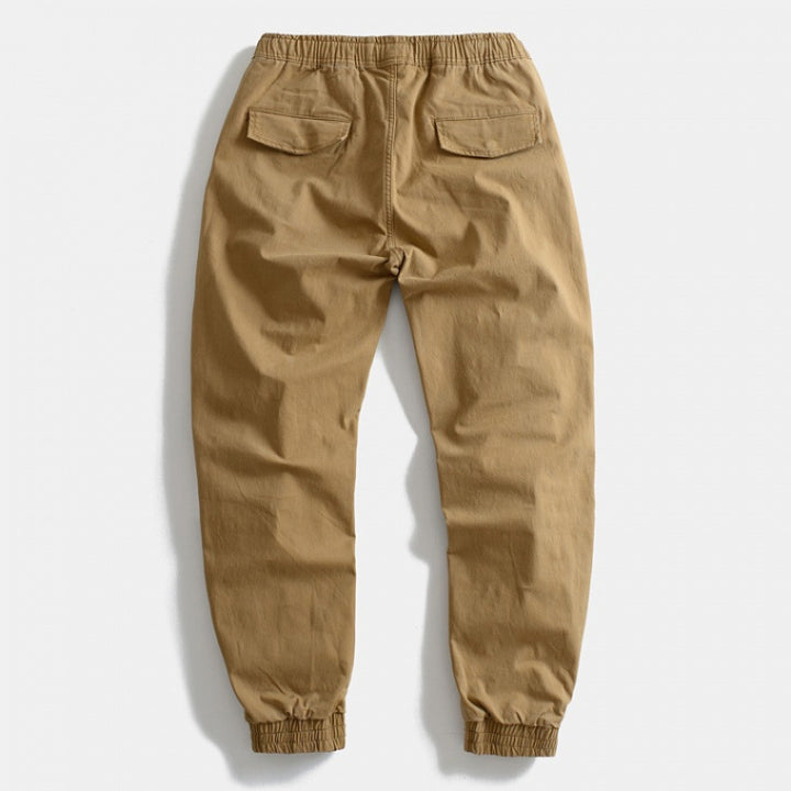 Herren Cargo-Hose mit elastischem Bund, praktischen Taschen und verstärkten Knien Drune