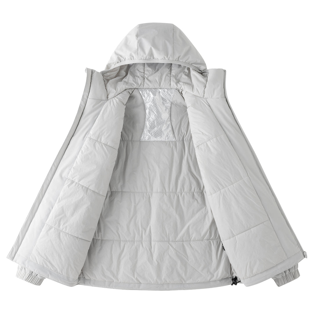 Herren Kapuzen-Softshelljacke mit Zwei-Wege-Reißverschluss, wasserabweisender Membran und Brusttasche Drune