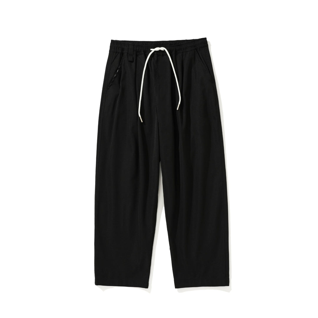 Damen Cropped-Komforthose mit elastischem Bund und Tunnelzug Drune