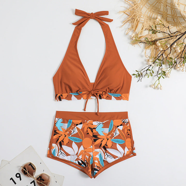 Damen Sportliches Bikiniset mit floralem Design Drune