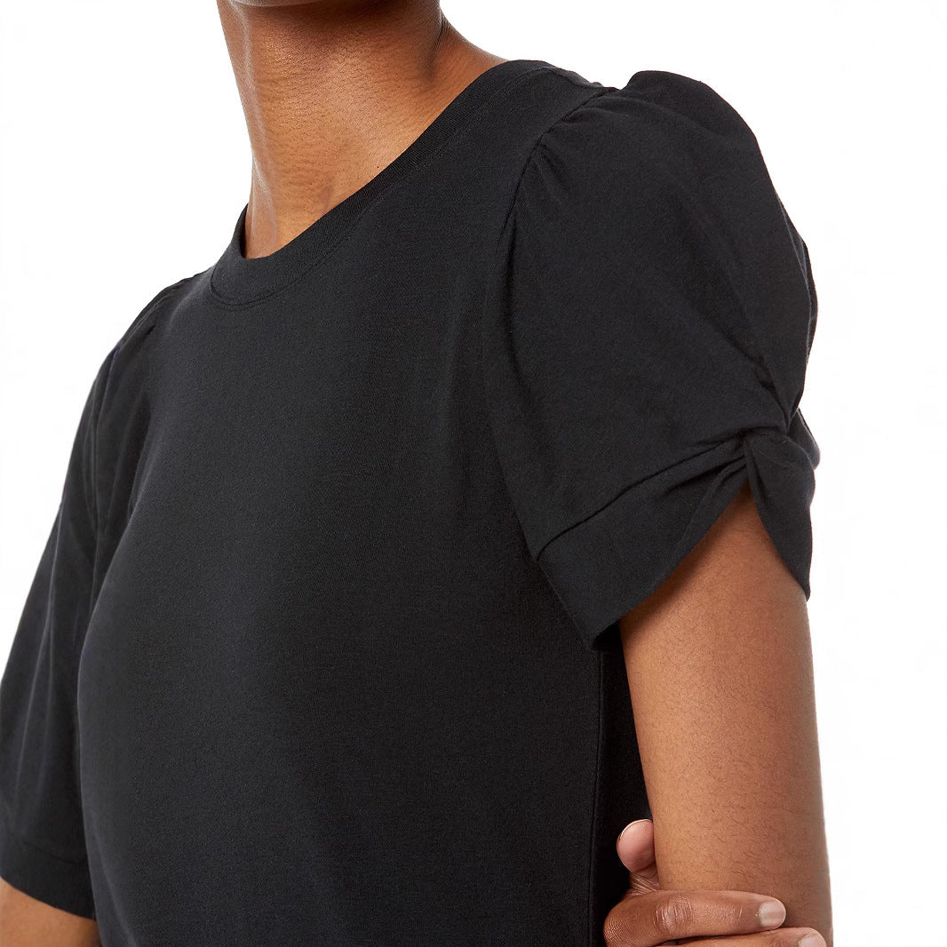 Damen Elegantes Oberteil mit Puffärmeln Drune