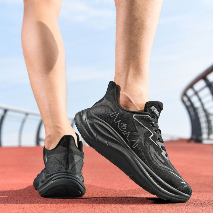 Unisex gedämpfte Hohlkern-Roadrunning Schuhe mit atmungsaktivem Strickoberteil und ergonomischer Plateau-Zwischensohle Drune