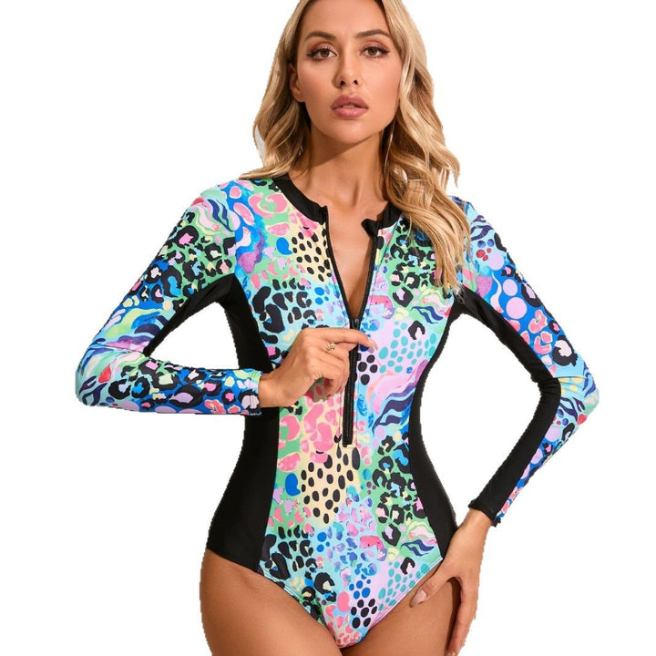 Damen Langärmliger Schwimmanzug Drune