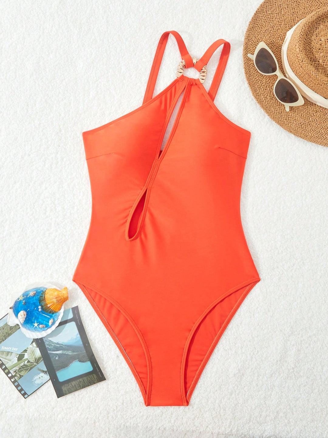 Damen Sportlicher Einteiler mit dekorativem Cut-Out Drune