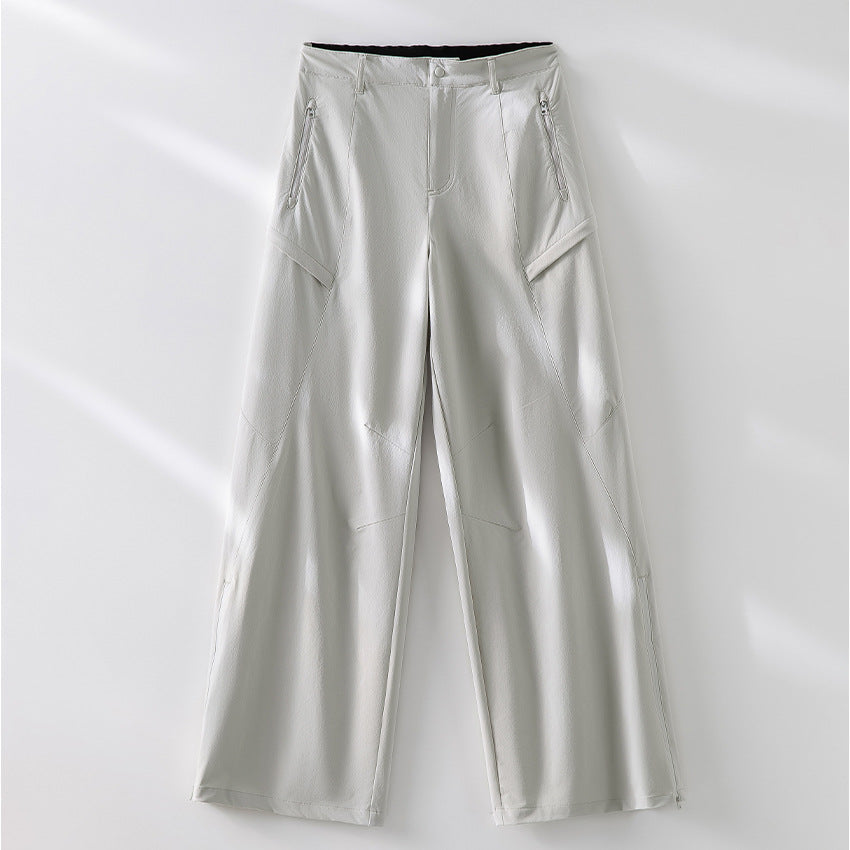 Damen schlichte taillierte Lederjacke mit Stehkragen und Zwei-Wege-Reißverschluss Drune