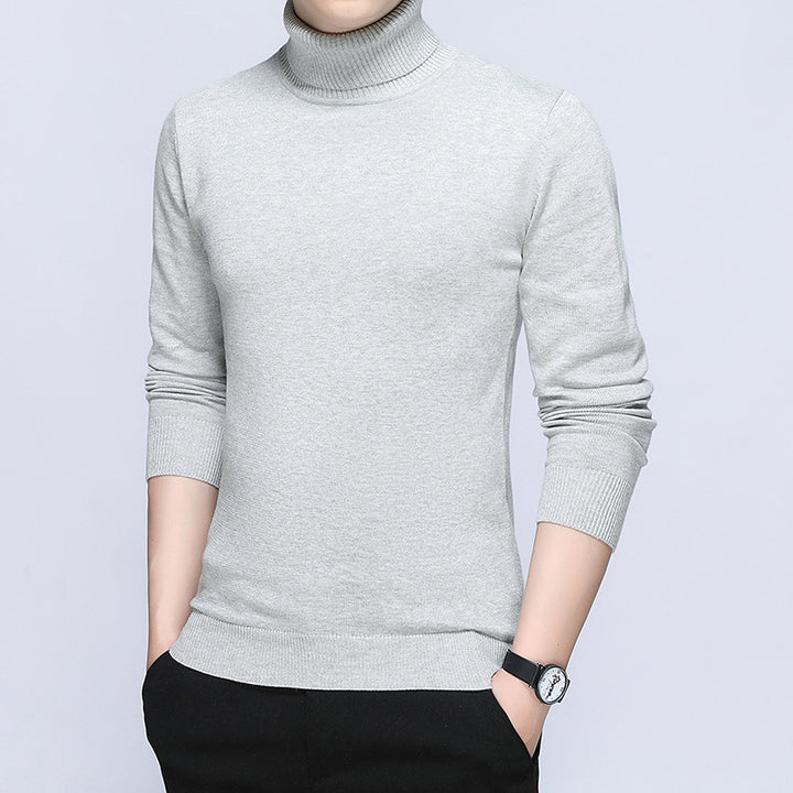 Herren Rollkragenpullover aus hochwertiger, atmungsaktiver Baumwolle Drune