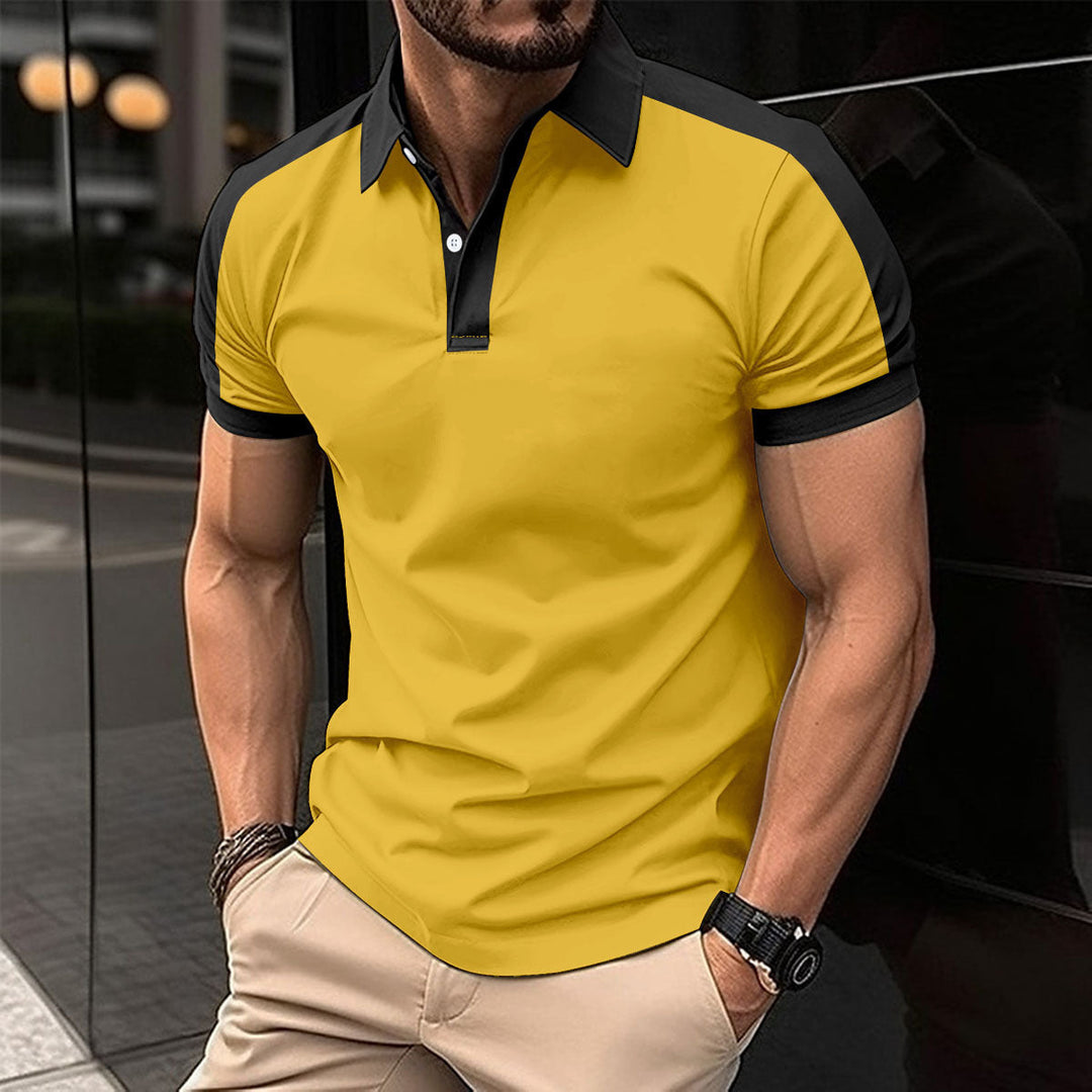 Drune | Großes Twill-Poloshirt