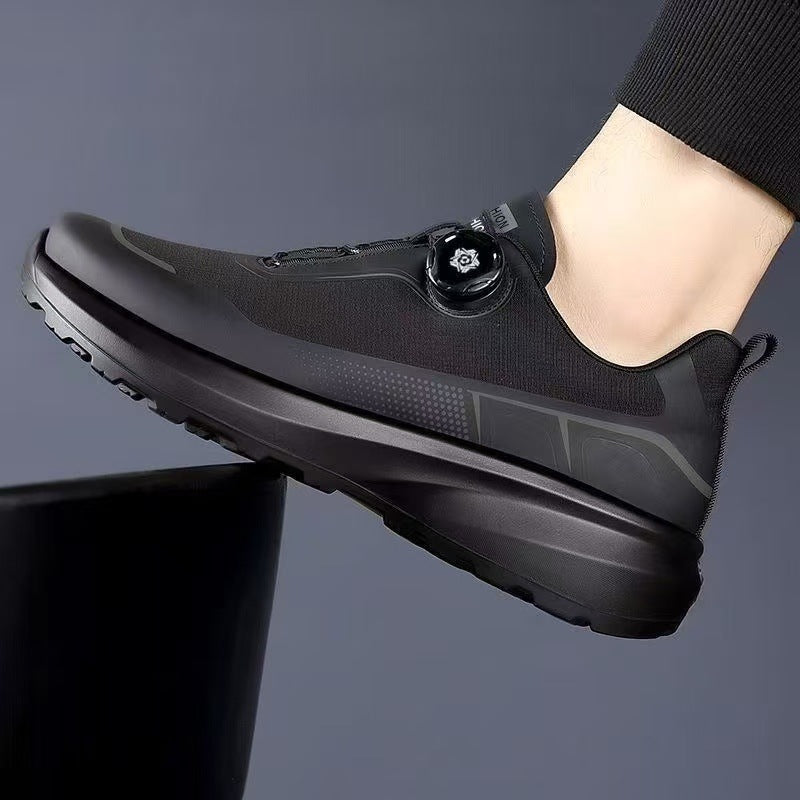 Herren Moderner atmungsaktiver Strick-Sneaker mit BOA-Drehverschluss und dämpfender Laufsohle Drune