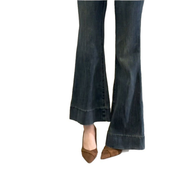 Damen Spitz zulaufende Samt‑Mules mit schlankem Stiletto und überkreuztem Riemen Drune