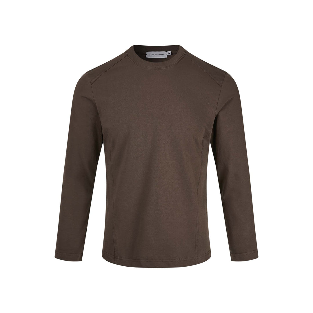 Unisex Atmungsaktives Langarm-Funktionsshirt aus Mikrofaser mit Raglanärmeln Drune