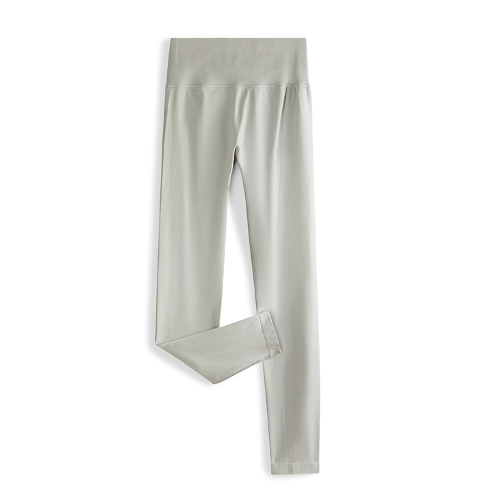 Damen Nahtlose High-Waist Leggings mit breitem Komfortbund Drune