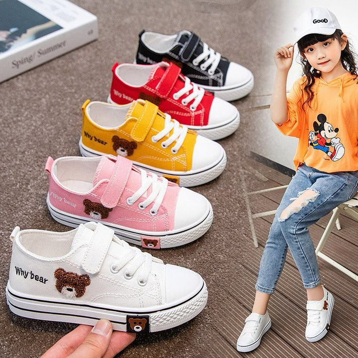 Kindersneaker mit stylischem Klettverschluss