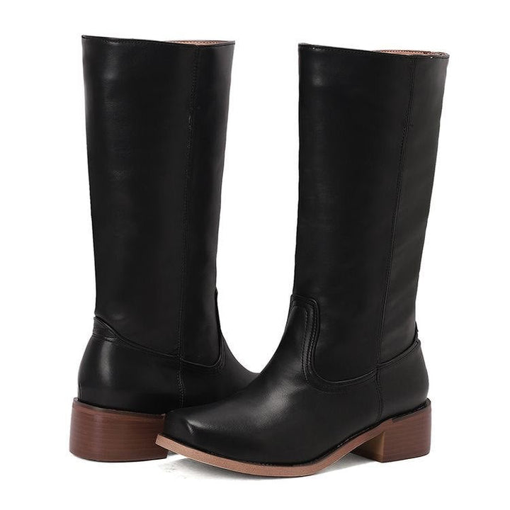 Drune | Damen Plateau Stiefel Bequeme