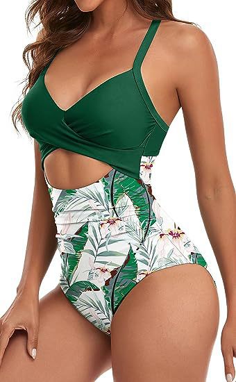 Damen Cut-Out Badeanzug Drune