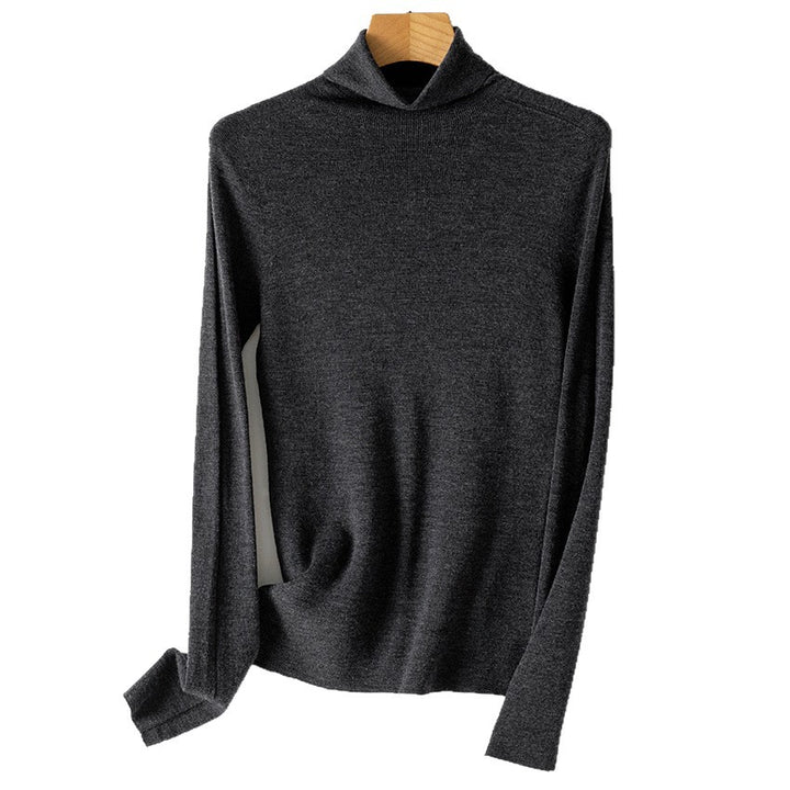Damen Feiner Rollkragenpullover aus Stretch-Feinstrick mit schmaler Schnittführung Drune