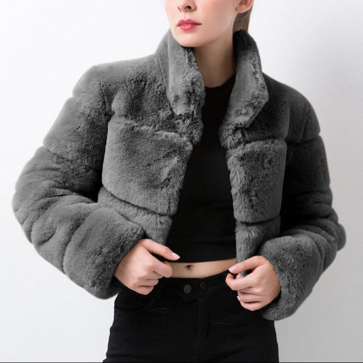 Drune | Damen Modische Kurze Jacke Neppels