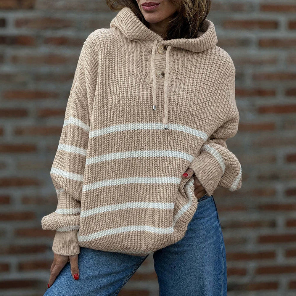 Damen Gemütlicher und modischer Hoodie Pullover Drune