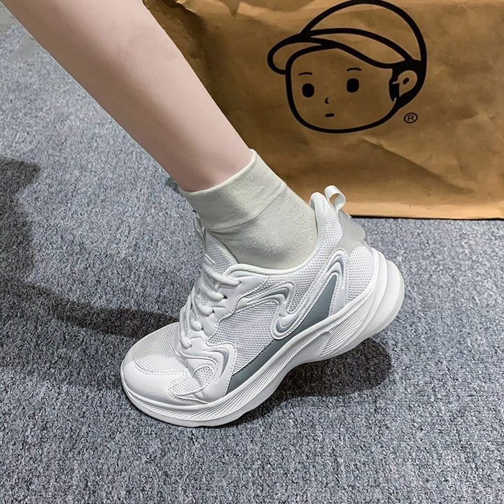 Damen Chunky Sneakers mit modernem Design und bequemer Dämpfung Drune