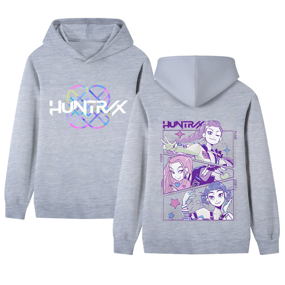 Damen Kapuzensweater mit einzigartigem Anime-Design und gemütlicher Passform Drune