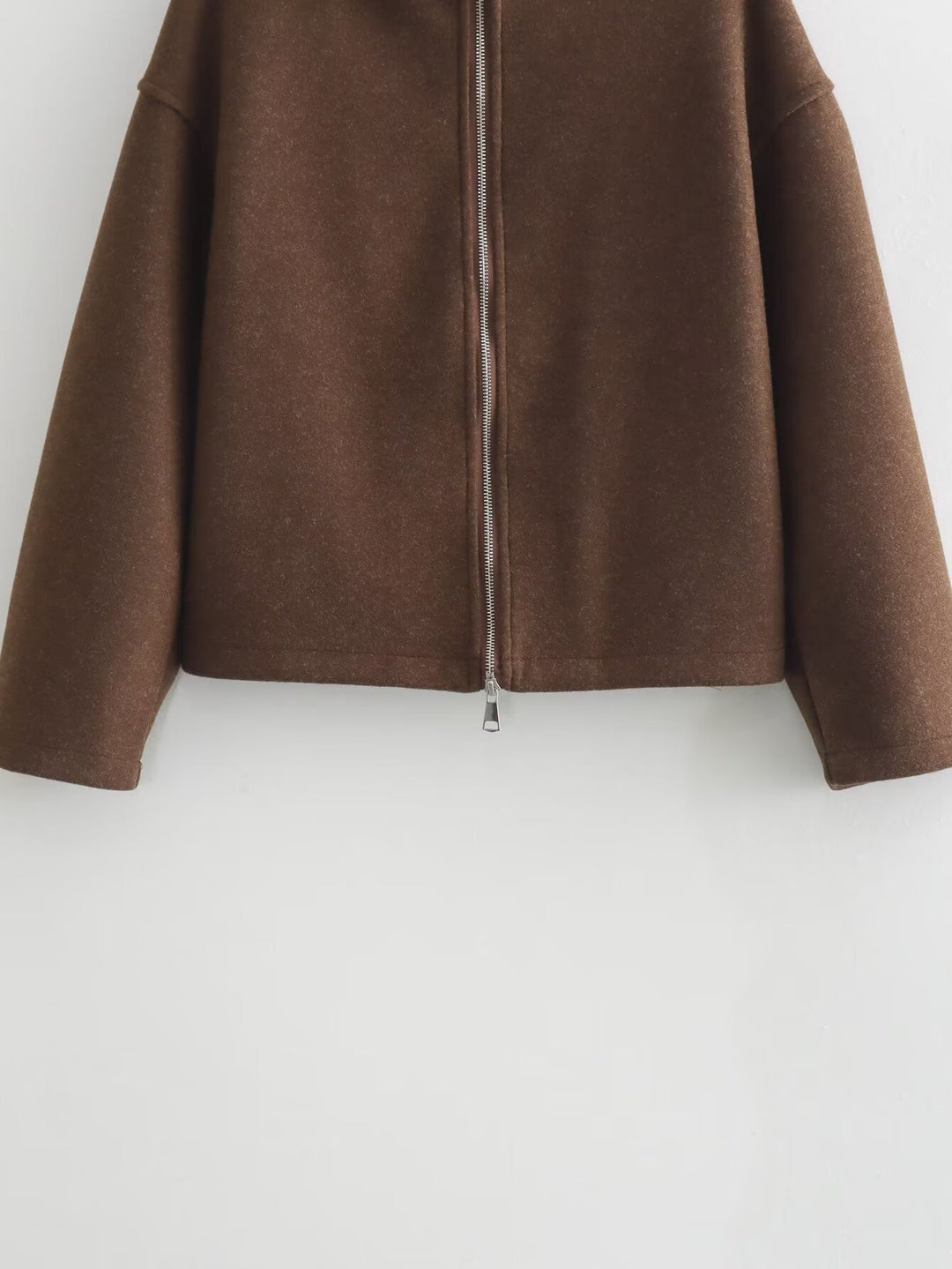 Damen zeitgenössische Übergangsjacke mit hochwertigem Stehkragen und durchgehendem Reißverschluss Drune