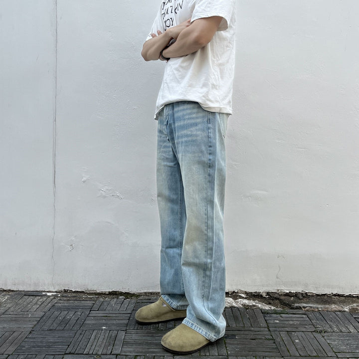 Damen Weitgeschnittene Jeanshose Drune