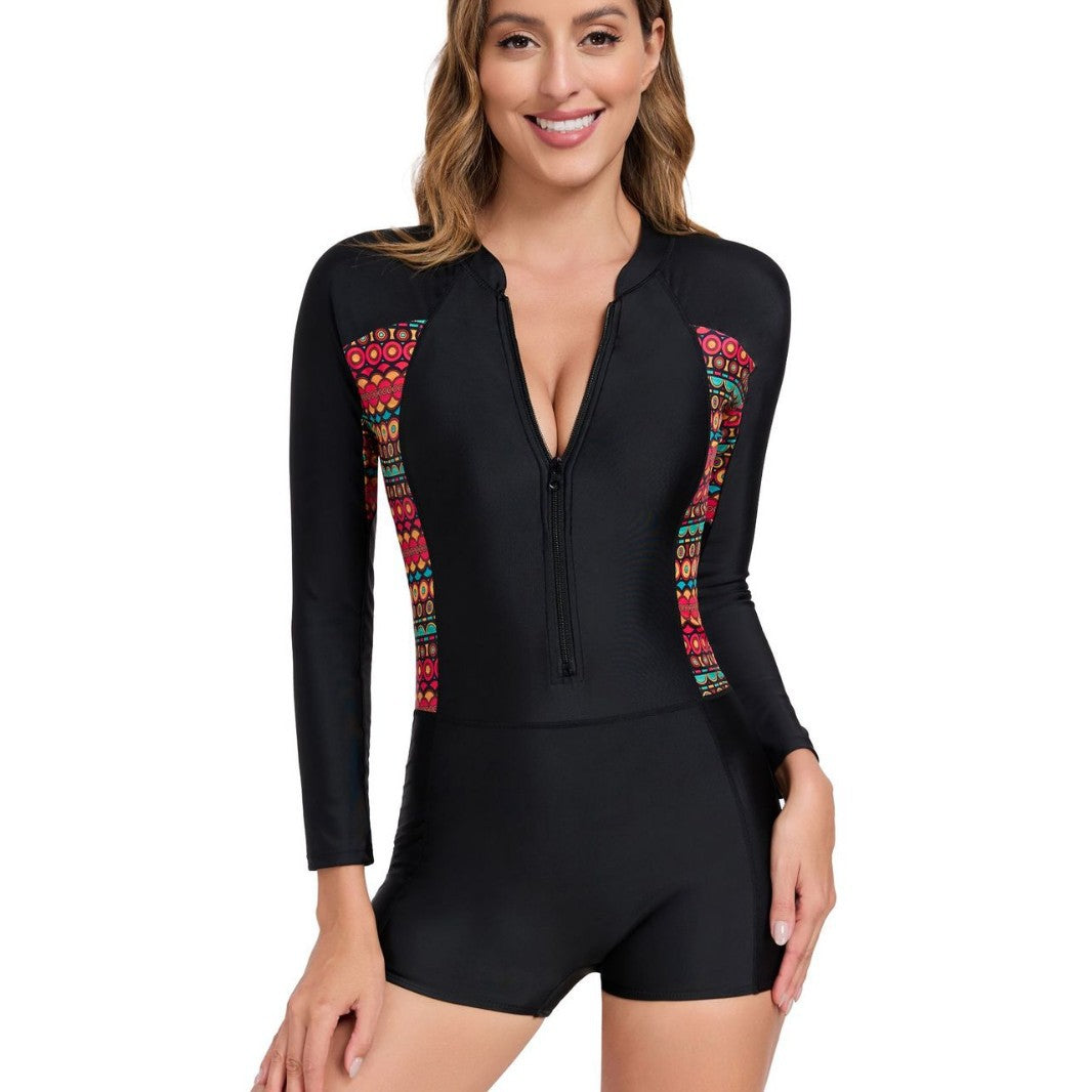 Damen Sportlicher Langarm-Surfanzug Drune